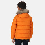 Regatta Kids Parkes Fur Trim Insulated Parka Coat Jacket