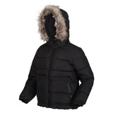 Regatta Kids Parkes Fur Trim Insulated Parka Coat Jacket