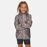 Regatta Kids Printed Lever Waterproof Jacket