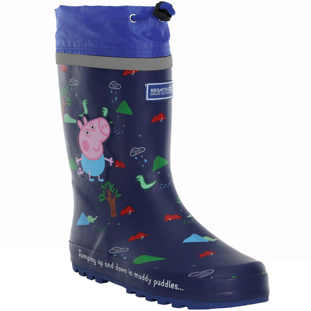 Regatta Kids Peppa Pig Splash Wellies Waterproof Wellington Boots