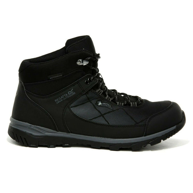Regatta Mens Highton Stretch Mid Walking Hiking Boots