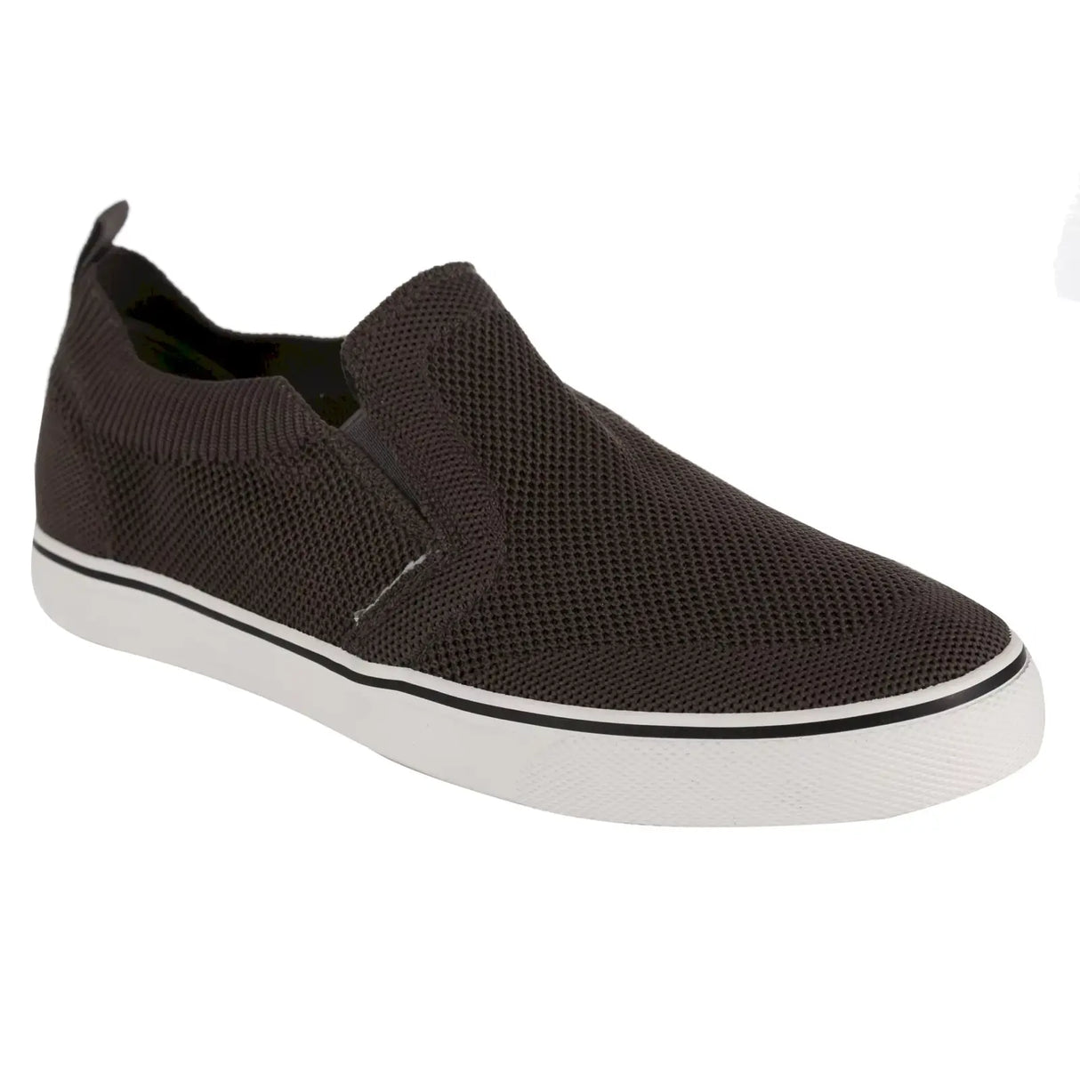 Black slip on plimsolls on sale