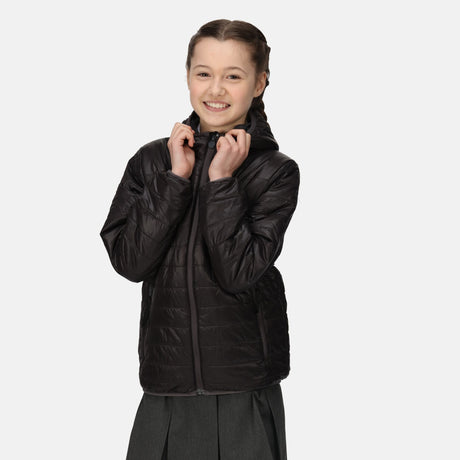 Regatta Kids Boys Girls Stormforce Insulated Jacket - Black