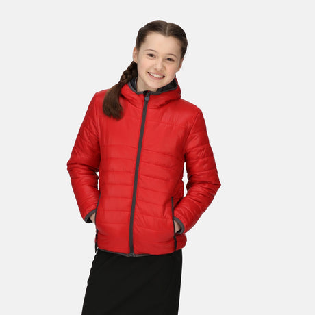 Regatta Kids Boys Girls Stormforce Insulated Jacket - Red