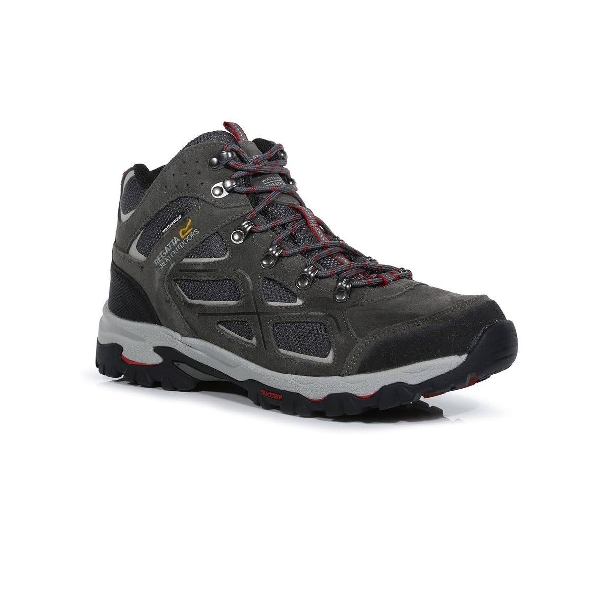 Regatta Tebay Thermo Mens Waterproof Walking Hiking Boots - Briar/Red