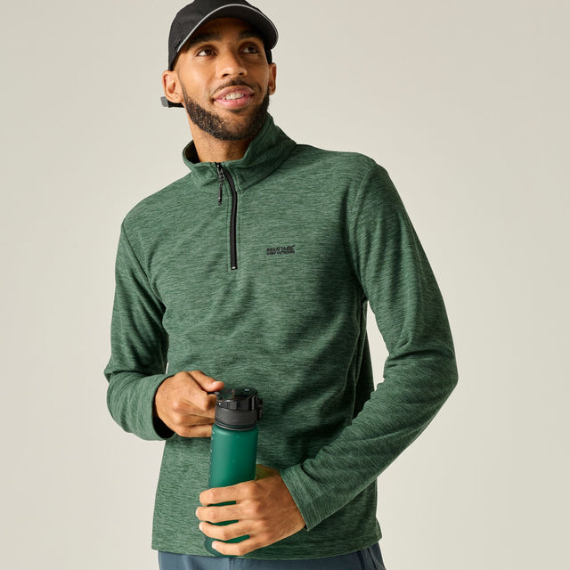 Regatta Mens Thompson Marl Half Zip Fleece Jacket