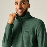 Regatta Mens Thompson Marl Half Zip Fleece Jacket