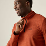 Regatta Mens Thompson Marl Half Zip Fleece Jacket