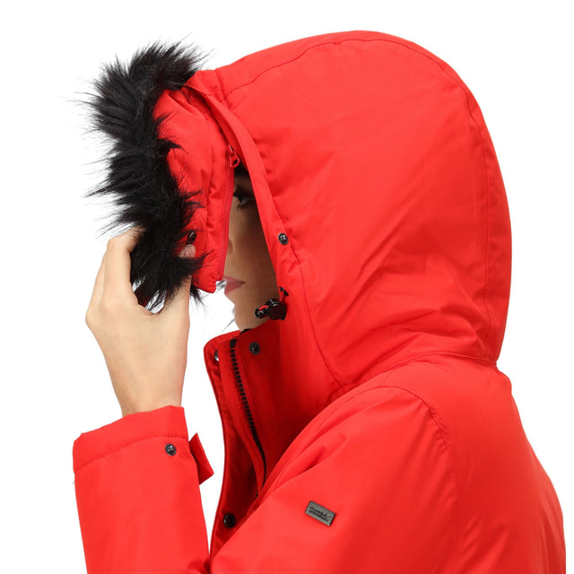 Regatta Womens Voltera Waterproof Insulated Battery Heated Parka Jacket