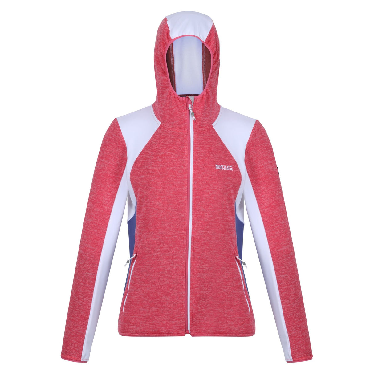 Regatta Womens Walbury V Hooded Stretch Fabric Fleece Jacket