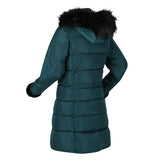 Regatta Della Womens Faux Fur Hooded Insulated Quilted Parka Jacket