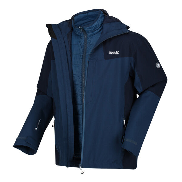 Regatta Mens Wentwood VI 3 in 1 Waterproof Insulated Jacket
