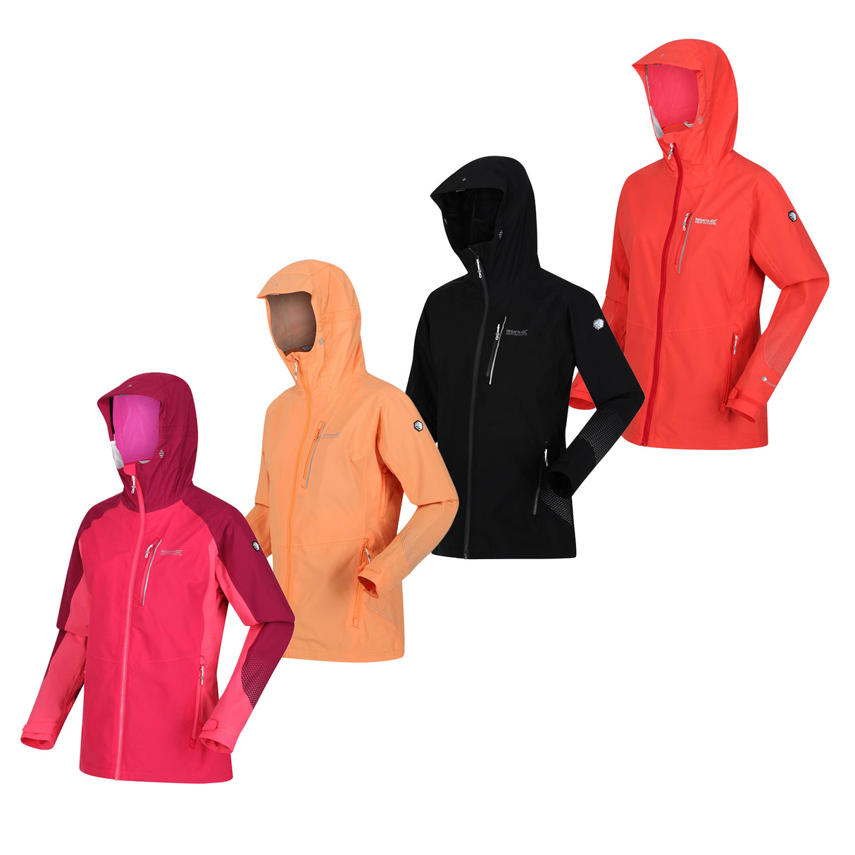 Regatta Womens Highton Pro Breathable Waterproof Jacket - Torch In Hood