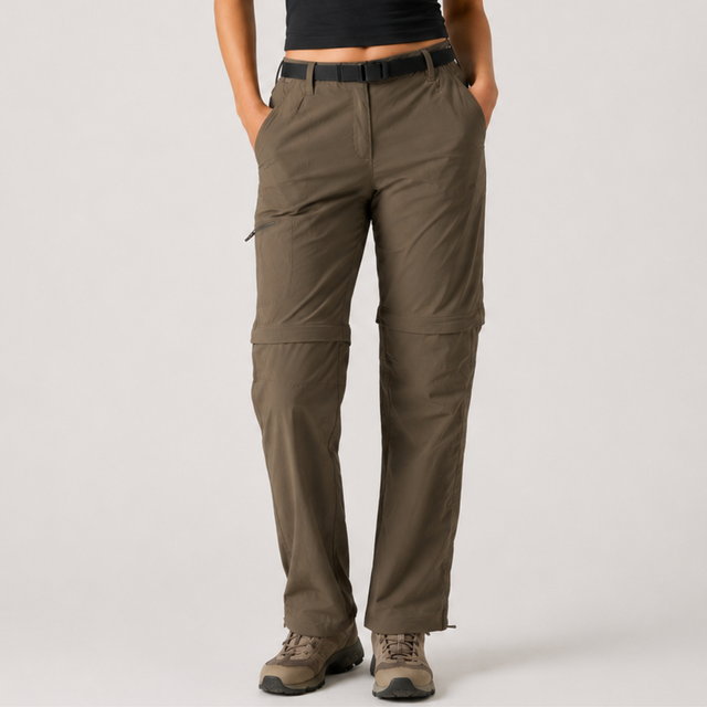 Regatta Womens Xert II Stretch Fabric Lightweight Zip Off Trousers Shorts